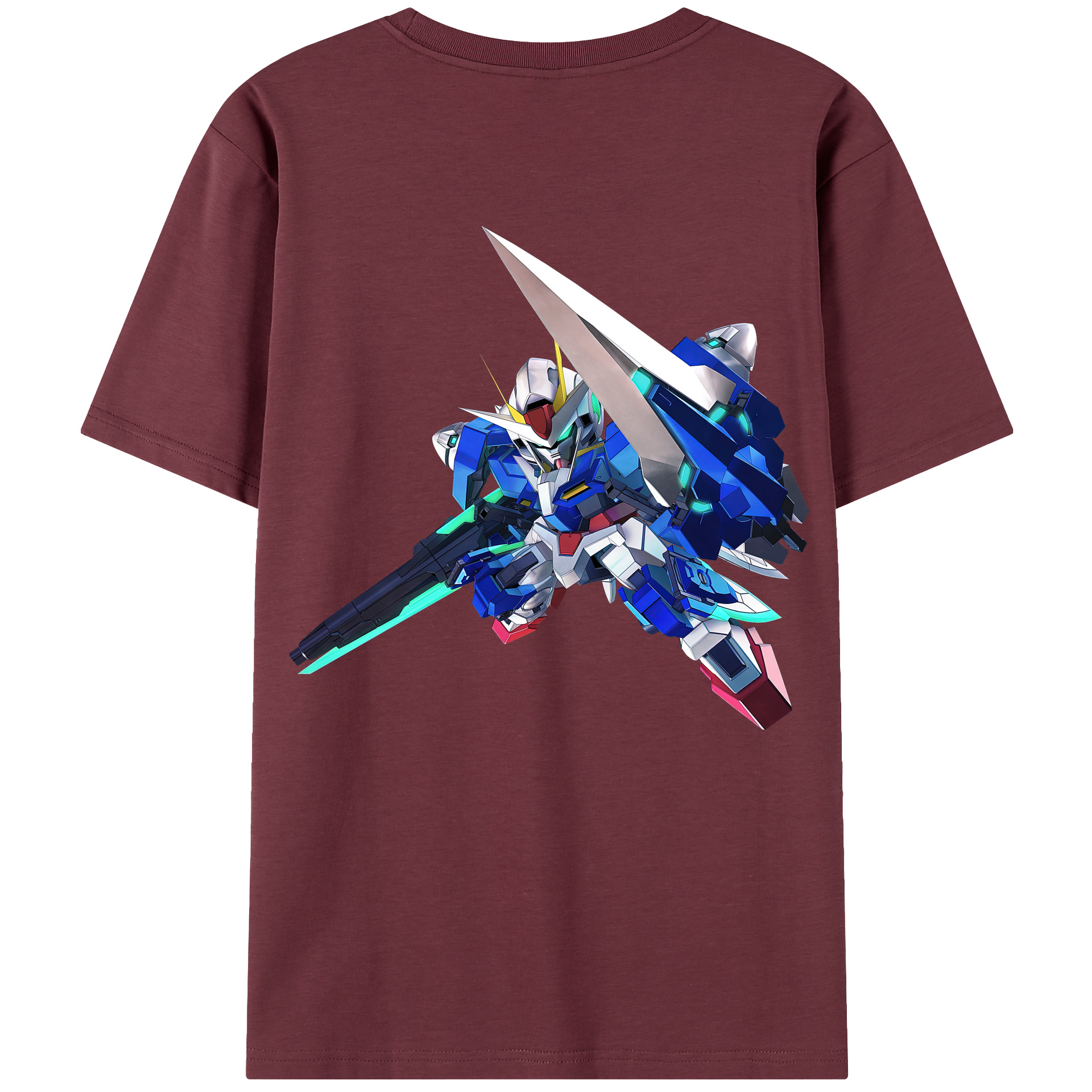 （画像用） 機動戦士ガンダム Mobile Suit Gundam 綿100％半袖Tシャツ（背面プリント）